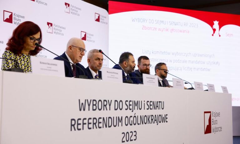 PKW ogłosiła wyniki wyborów. PiS do Sejmu zdobyło 194 mandaty, KO – 157, Trzecia Droga – 65, Nowa Lewica – 26, Konfederacja – 18