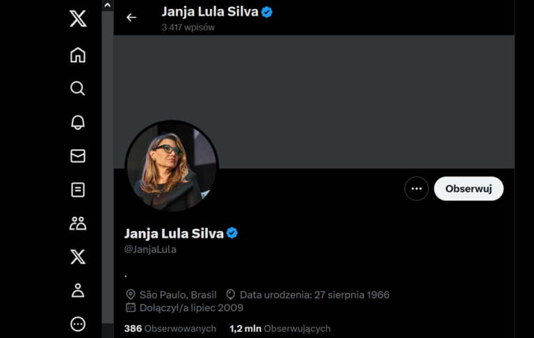 Pierwsza dama Brazylii pozwie portal X Elona Muska za zhakowane konto