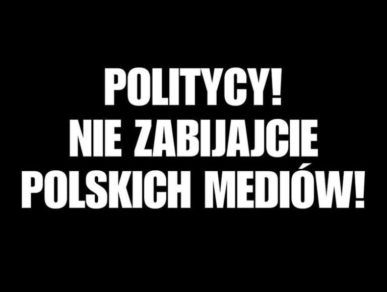 „Politycy! Nie zabijajcie polskich mediów!”. Redakcje biją na alarm