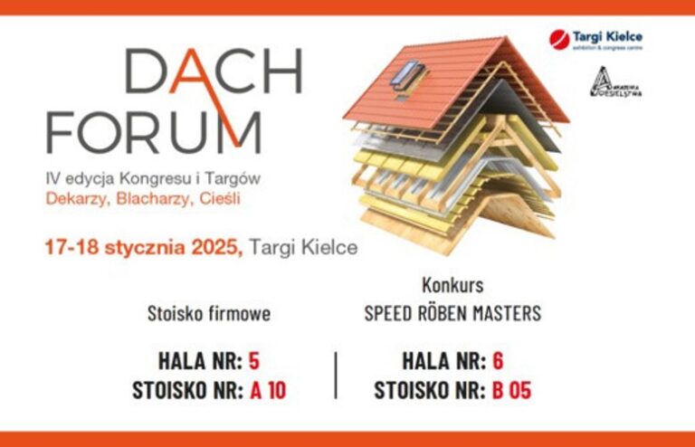 Roumlben Zlotym Sponsorem Dach Forum 2025 Zapraszamy Na Nasze Stoiska Bef4624, NEWSFIN