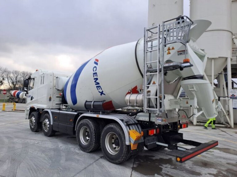 Cemex Ekologiczny Transport Betonu Dziki Zeroemisyjnym Betonomieszarkom 078062c, NEWSFIN