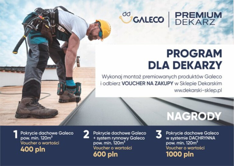 Docz Do Programu Galeco Premium Dekarz I Wygrywaj Nagrody 9efe89b, NEWSFIN