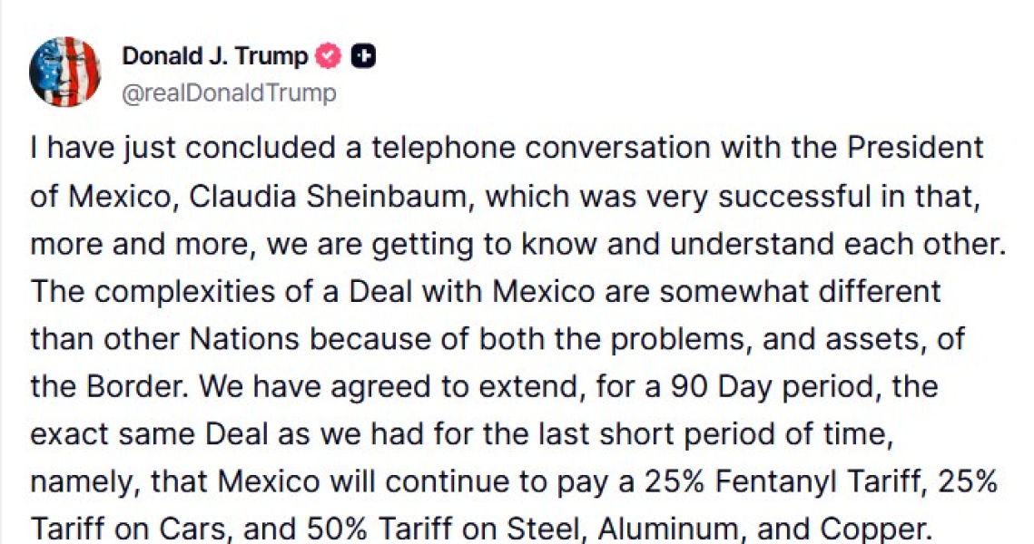 Trump Rozmawia Z Prezydentem Meksyku Zgodzilimy Si Na Przeduenie Umowy 0ab787d, NEWSFIN