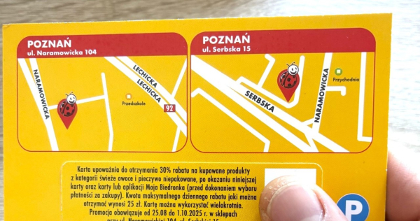 Biedronka Rozdaje Karty Rabatowe 30 Proc Zniki Na Zakupy Do Padziernika 5b9dfe3, NEWSFIN
