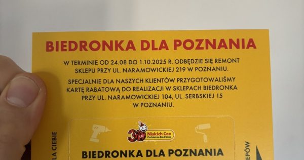 Biedronka Rozdaje Karty Rabatowe 30 Proc Zniki Na Zakupy Do Padziernika 5c29346, NEWSFIN