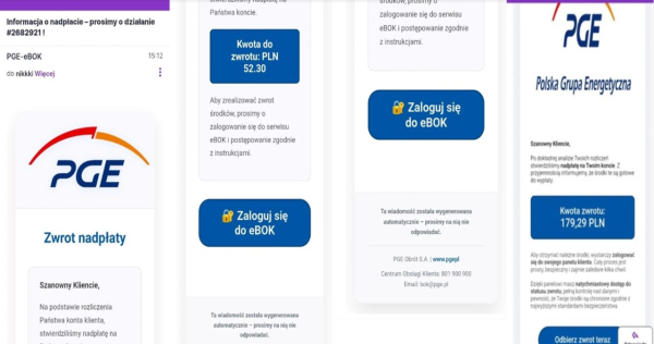 Nadpata I Zwrot Z Pge To Oszustwo Niebezpieczna Kampania Internetowa 9e88aec, NEWSFIN