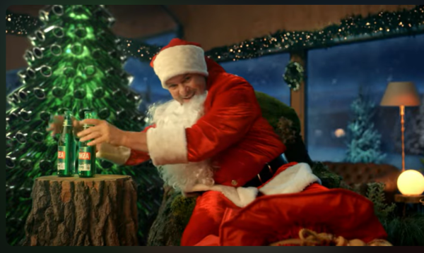 Pijany Mikołaj w reklamie piwa oburzył widzów. Zaskakująca decyzja prokuratury