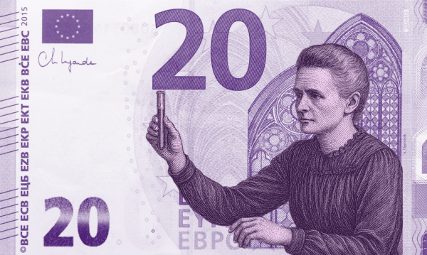 Curie-Skłodowska na banknocie 20 euro? Decyzja o podobiznie polskiej noblistki wciąż niepodjęta. Curie-Skłodowska na banknocie 20 euro? Decyzja o podobiznie polskiej noblistki wciąż niepodjęta.