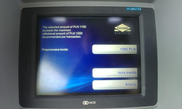 Euronet ATMs: Major Updates. Blik withdrawals limited to 200 PLN&hellip;