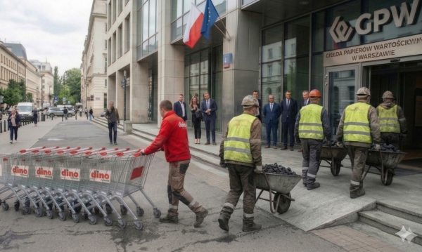 NEWS FIN 36 Dino: Kurs gwałtownie w dół. GPW znów stawia na węgiel.