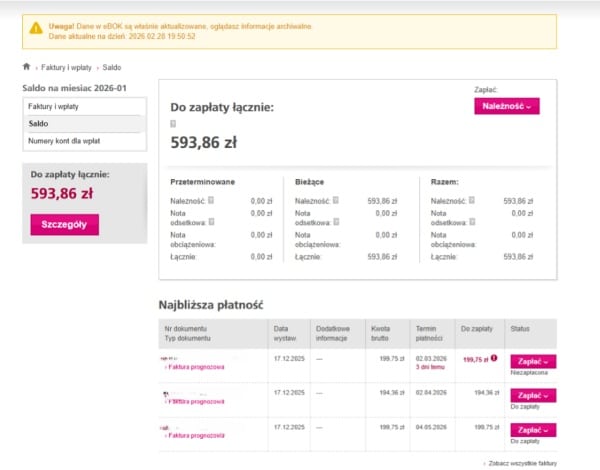 Tauron przypomina o uregulowaniu rachunku mimo zapłaty. Upewnij się, za co dokonałeś płatności. 7