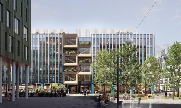 Pierwszy w Polsce biurowiec-bunkier w budowie. Atest od armii.