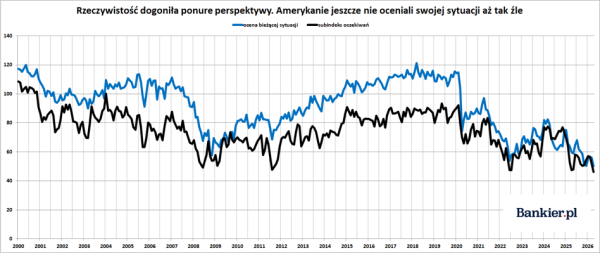 Ekonomiczny podział w Ameryce. Nastroje Amerykanów słabe, giełda w rozkwicie 14