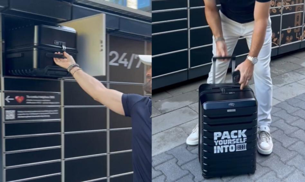 Przesyłka bagażu za granicę InPost. Cennik, zestawienie z Ryanairem i pułapki 4 Bagażomat InPostu. Gigant chce wozić nasze walizki na zagraniczne urlopy