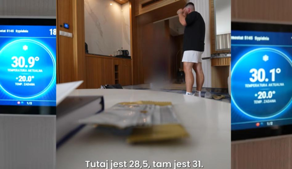 Książulo z Hotelu Gołębiewski w Pobierowie wyjechał po mniej niż 24 godzinach. 5 tysięcy złotych za zepsutą klimatyzację i wodę o żółtym zabarwieniu. 5