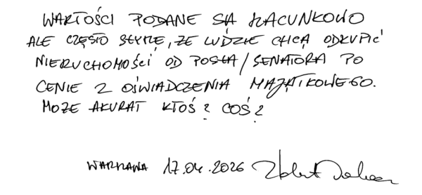 Ma 7 mieszkań i wyzwał Polaków: Sprzedam je po cenie z oświadczenia majątkowego. Majątek Roberta Dowhana 3